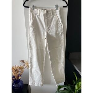 Everlane Cropped Straight Regular Jeans - White